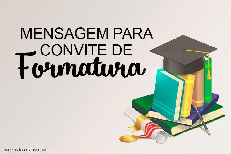Featured image of post Frases Para Convite De Formatura Individual Convite para formatura do abc