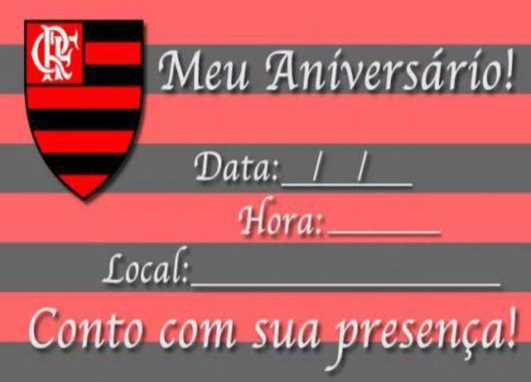 Convites Flamengo convites